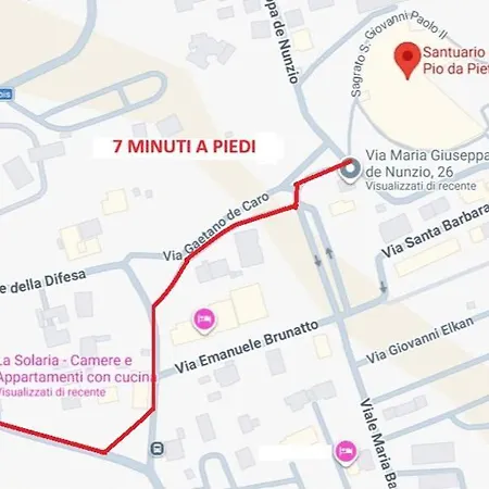 E La Solaria Con Parcheggio Gratuito A 450 Mt Dalla Nuova Basilica Di Padre Pio Hotel
